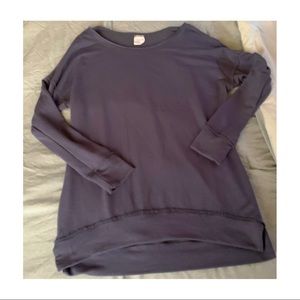 Slouchy off shoulder sweater